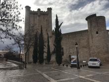 Vista panorámica del exterior del Castillo de Torija