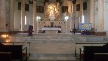 Altar Mayor en la Iglesia de la Asunción de Almansa