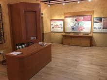 Recepción y sala expositiva del museo