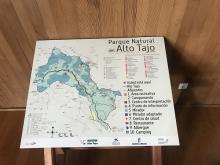 Mapa táctil Parque Natural del Alto Tajo