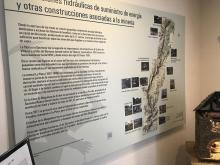 Panel descriptivo.  Centro de Interpretación el País de la Plata. Hiendelaencina.