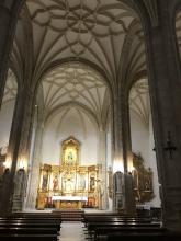 Interior de la Iglesia de Santa María de Cogolludo.