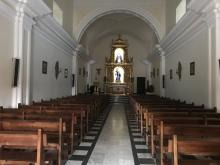 Interior de la Ermita del Santo Cristo de Jadraque.
