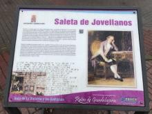 Panel informativo Saleta Jovellanos en braille