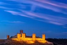 Castillo de Molina al anochecer