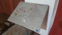 Mapa en altro relieve y braille. Corral de Comedias de Almagro, Ciudad Real.