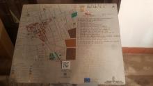  Plano de la comarca en alto relieve y braille. Alhóndiga de Villanueva de Los Infantes, Ciudad Real