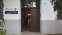 Puerta de entrada al Museo de la Reales Fábricas de Riópar, Albacete