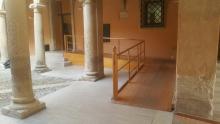 Rampa de acceso en el Palacio de los Condes de Cirat de Almansa