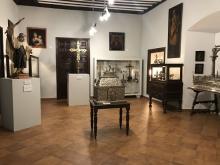 Sala de exposiciones de museo accesible de Tapices de Pastrana